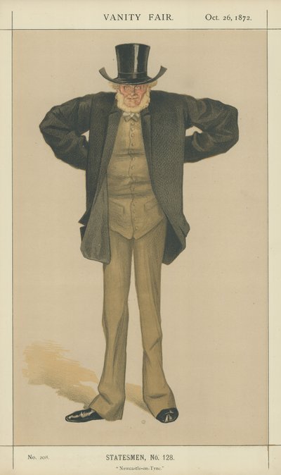 ジョセフ・コーエン氏（カラーリトグラフ 作： James Jacques Joseph Tissot