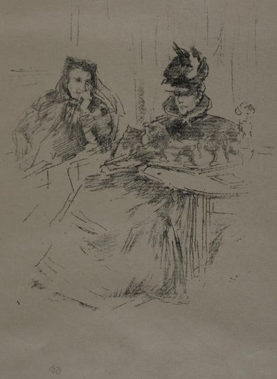 アフタヌーンティー 作： James Abbott McNeill Whistler