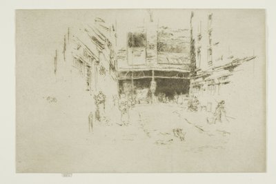 服の交換、ハウンズディッチ、No. 1 作： James Abbott McNeill Whistler