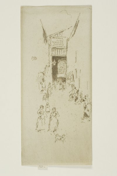 フルールドリスパッセージ 作： James Abbott McNeill Whistler