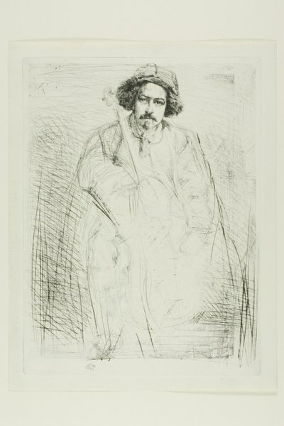 J.ベケ、彫刻家 作： James Abbott McNeill Whistler