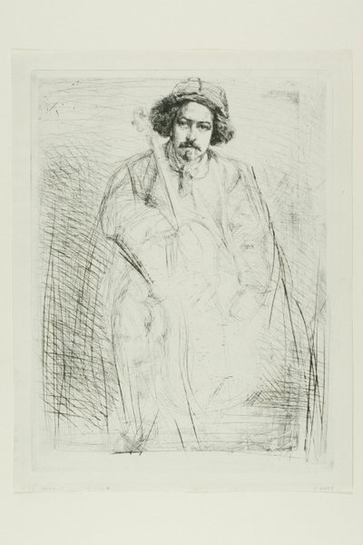 J.ベケ、彫刻家 作： James Abbott McNeill Whistler