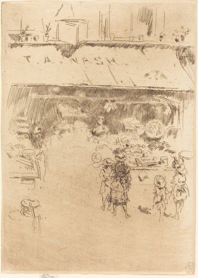 T.A. ナッシュの果物屋 作： James Abbott McNeill Whistler