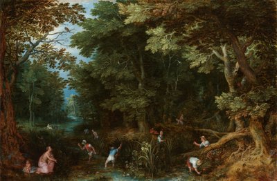 ラトナとリュキアの農民 作： Jan Brueghel (I)