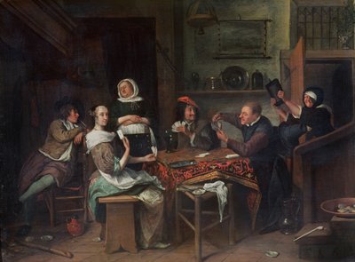 カードプレイヤー 作： Jan Havickszoon Steen