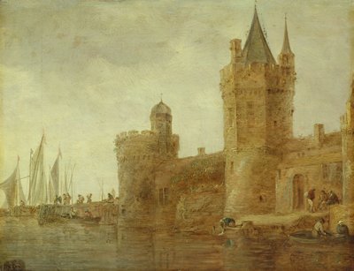 防波堤 作： Jan Josephsz van Goyen