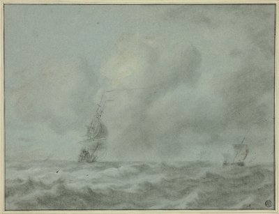 海のボート 作： Jan van Goyen