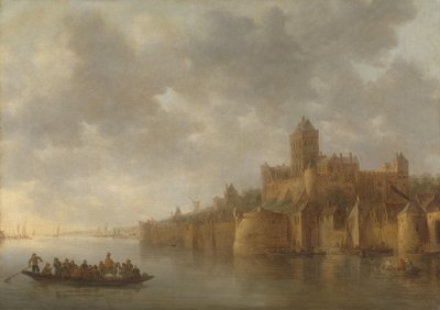 ナイメーヘンのヴァルクホフ 作： Jan van Goyen