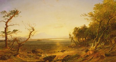 ジョージ湖 作： Jasper Francis Cropsey