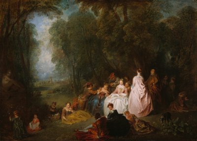 パストラル・ギャザリング 作： Jean Antoine Watteau