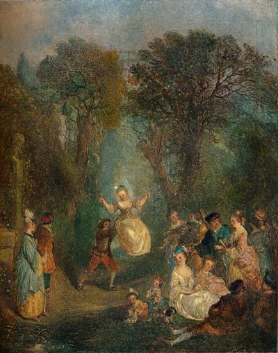 レスカーポレット、c1710 作： Jean Antoine Watteau