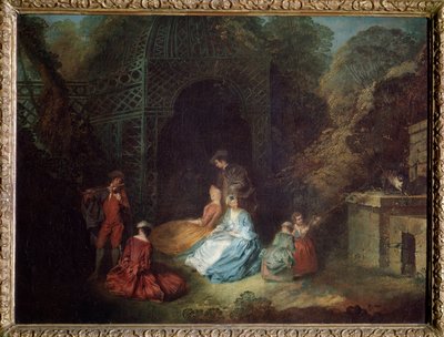 フルート奏者（絵画 作： Jean Antoine Watteau