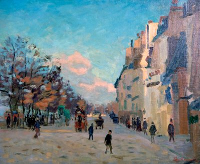 ヴァルベール広場、パリ、c1860-1927 作： Jean Baptiste Armand Guillaumin