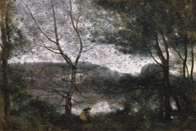 ヴィル・ダヴレー、1870年。 作： Jean Baptiste Camille Corot