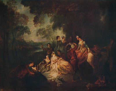 FêteChampetre、c1722、c1915 作： Jean Baptiste Pater