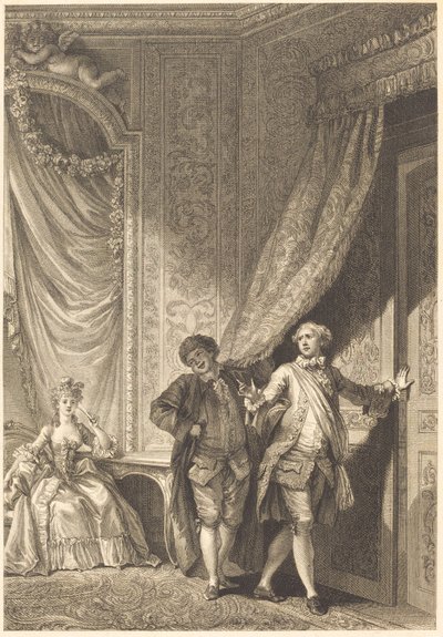 壮大な 作： Jean Baptiste Tilliard after Jean Honoré Fragonard