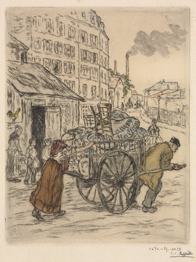 ジャン・フランソワ・ラッファエリ、カーニュ風景、希少画集画