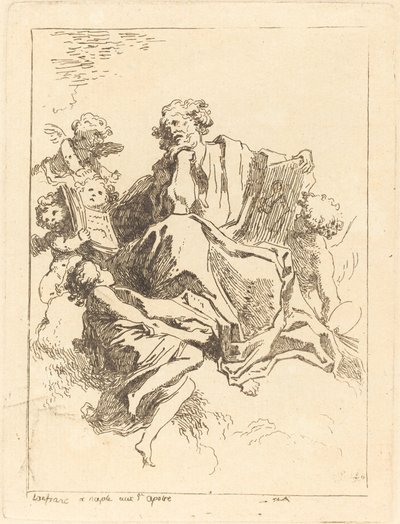 聖ルカ 作： Jean Honoré Fragonard after Giovanni Lanfranco