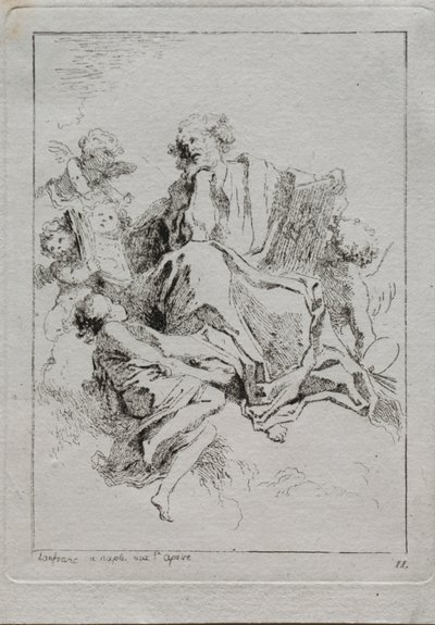 聖ルカ 作： Jean Honore Fragonard