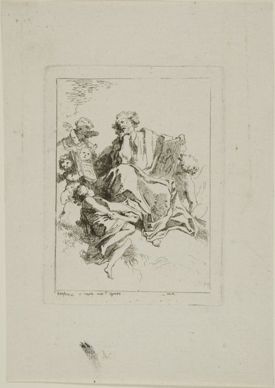 聖ルカ 作： Jean Honore Fragonard