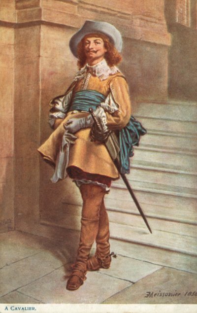 キャバリア 作： Jean Louis Ernest after Meissonier