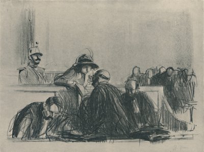 法務評議会、1919 作： Jean Louis Forain