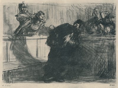 感染した弁護士、1919 作： Jean Louis Forain