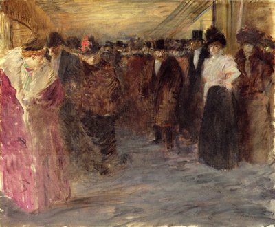 音楽ホール、1890年頃 作： Jean Louis Forain