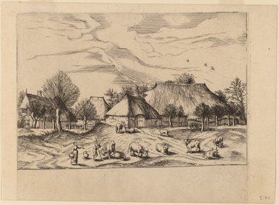 農場 作： Johannes and Lucas van Doetechum after Master of the Small Landscapes