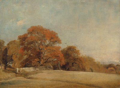 東バーホルトの秋の風景、1805-08年頃 作： John Constable