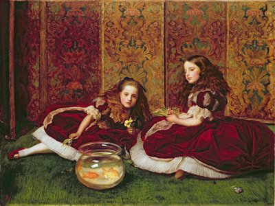 余暇、1864年 作： John Everett Millais