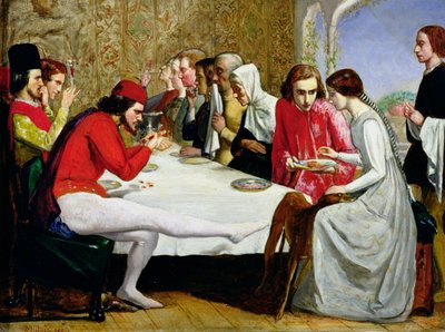 ロレンツォとイザベラ、1849 作： John Everett Millais