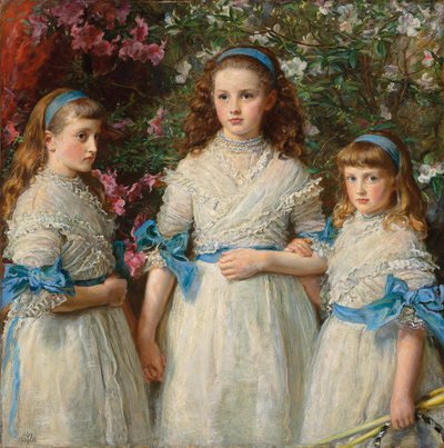 姉妹、1868 作： John Everett Millais