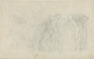 女性像のグループ 作： John Flaxman