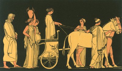 ナウシカの車に続くユリシーズ 作： John Flaxman