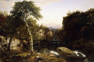 フランコニア山脈、1854 作： John Frederick Kensett