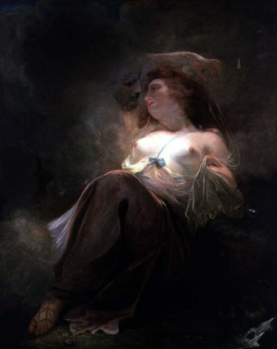 木星とイオ 作： John Hoppner