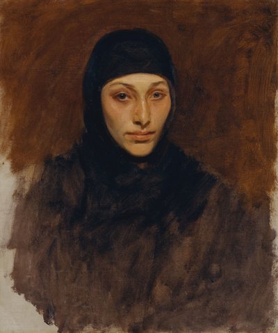 エジプト人女性、1890-91 作： John Singer Sargent