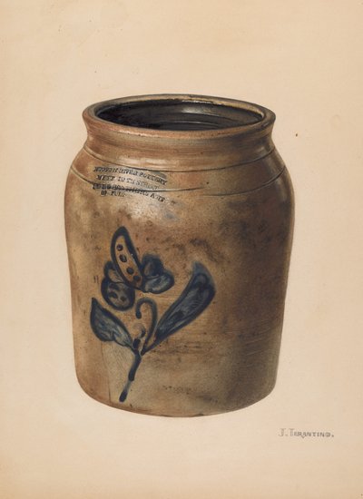 Jar, c. 1938. 作： John Tarantino