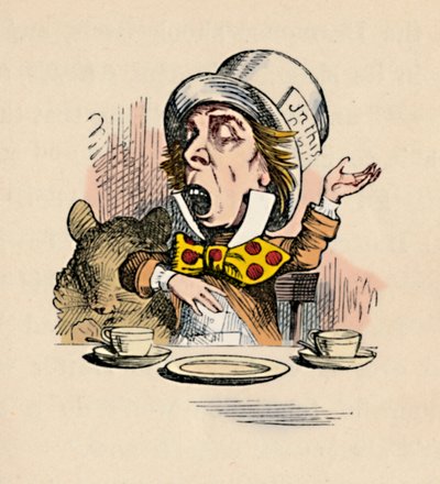 マッドハッター、1889 作： John Tenniel