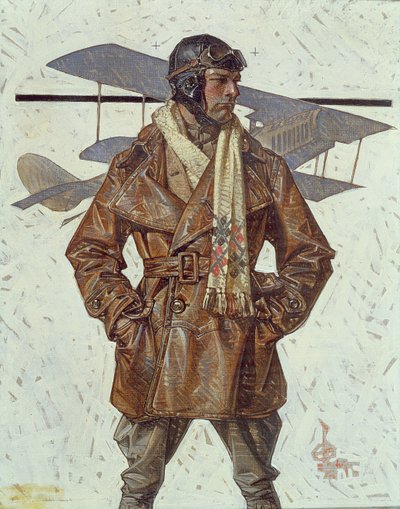 空軍パイロット 作： Joseph Christian Leyendecker