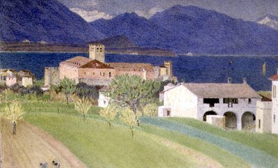 地中海の風景 作： Joseph Edward Southall