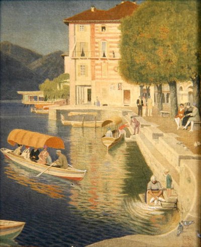 The Quay, Orta 作： Joseph Edward Southall