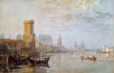 ライン川沿いのケルン 作： Joseph Mallord William Turner