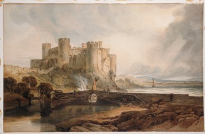 コンウェイ城、1802年頃 作： Joseph Mallord William Turner