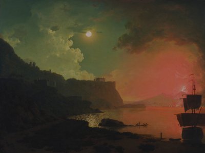 ポジリポのベスビオ 作： Joseph Wright of Derby