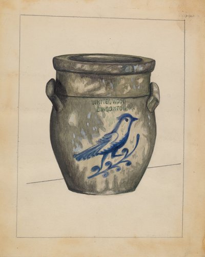 Jar, c. 1936. 作： Jules Lefevere