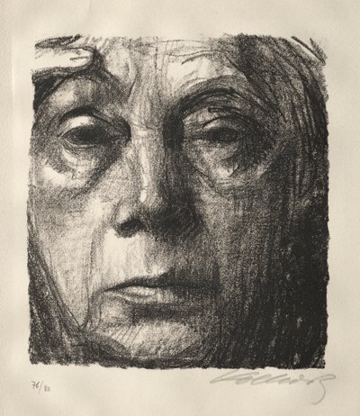 自画像 作： Käthe Kollwitz