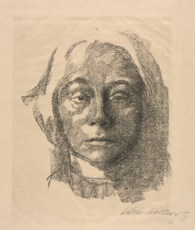 自画像 作： Käthe Kollwitz