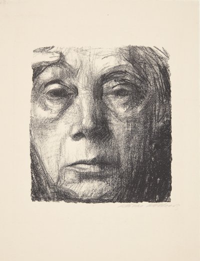 自画像 作： Käthe Kollwitz